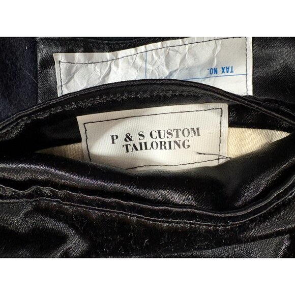 NYPD Pea Coat Double-Breasted Heavy Wool coat size 42 navy blue - Picture 4 of 8